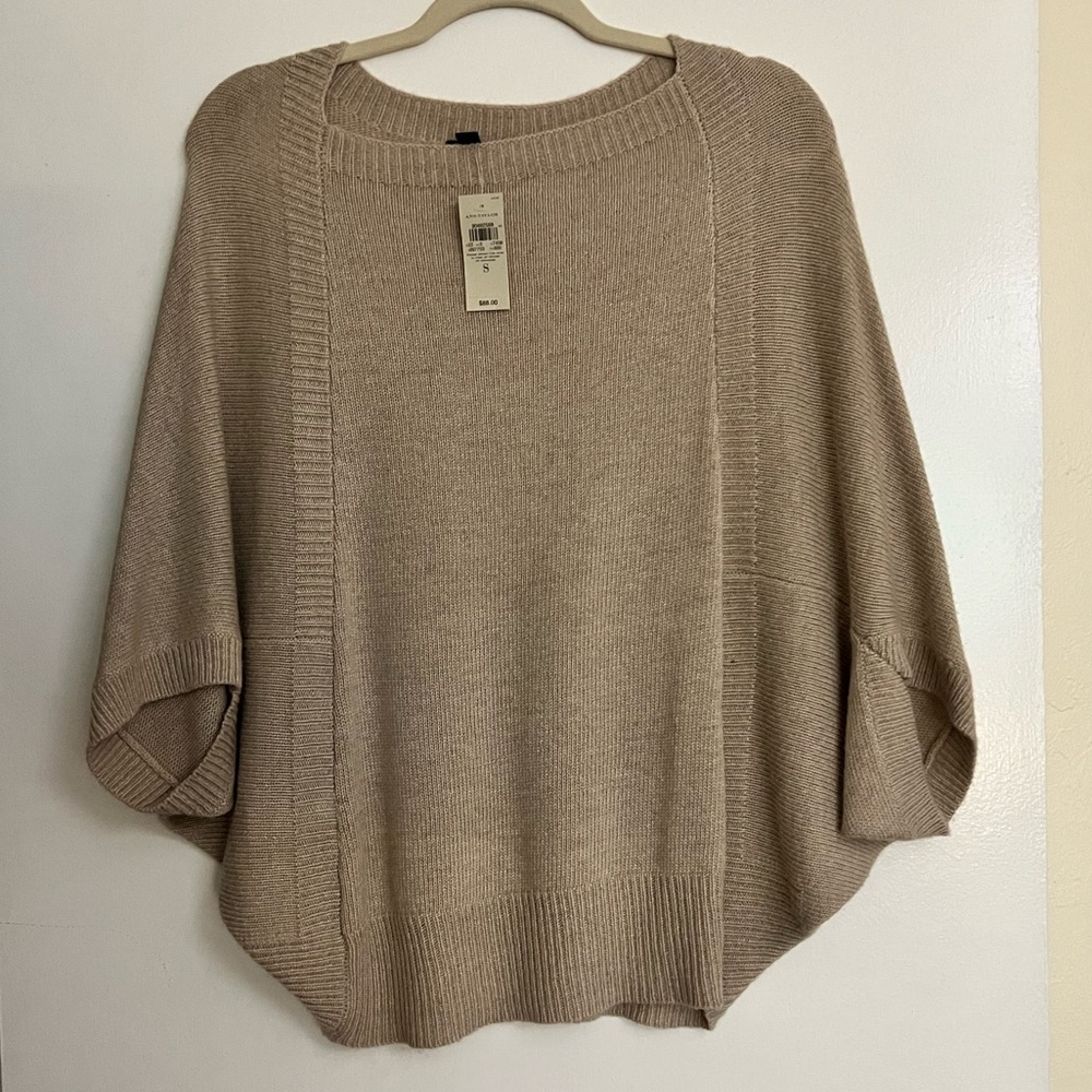 NWT Ann Taylor sweater poncho size s small